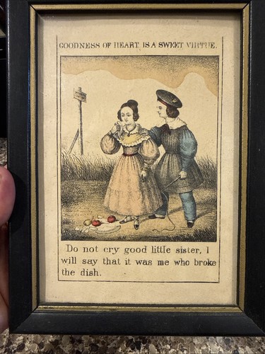 Vtg framed borghese - framed, print